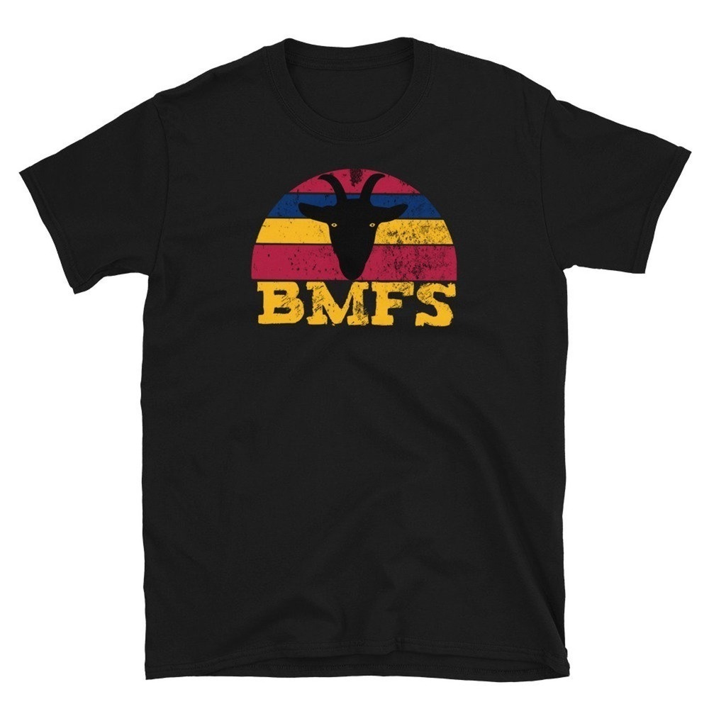 BMFS Goat Retro Sunset Country Music Fan Unisex T-Shirt